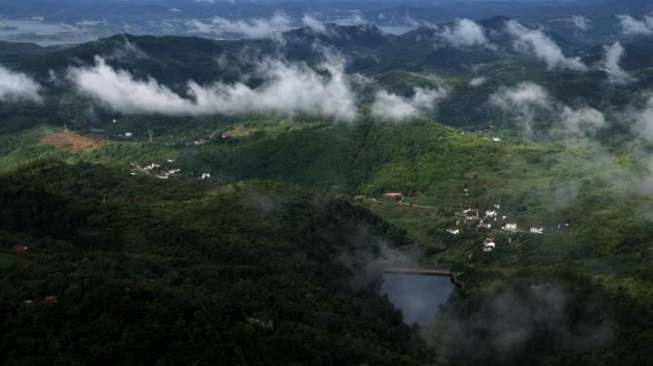 秦巴山深处的核桃树垭村